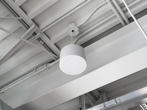 SMS-STR sound masking speaker open ceiling installation