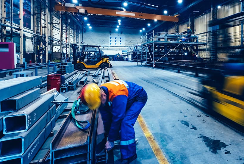 Industrial noise survey in a plant's compressor room